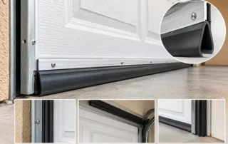 Garage door weatherstripping