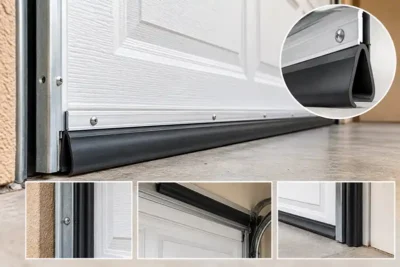 Garage door weatherstripping